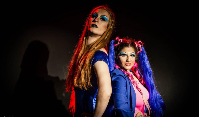 ליידי אגא ולילי מון (צילום: אבי כוכבי)