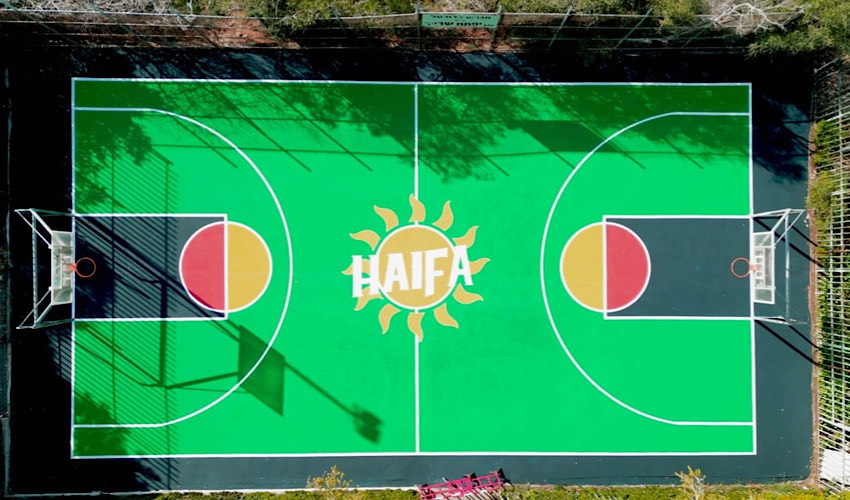 גן יפתח ברחוב רענן (צילום רחפן: שי מידני)