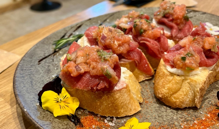 ברוסקטה וניציאנית (צילום: חגית הורנשטיין)