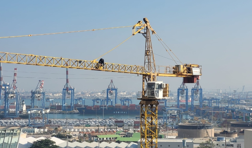 הפועל על העגורן