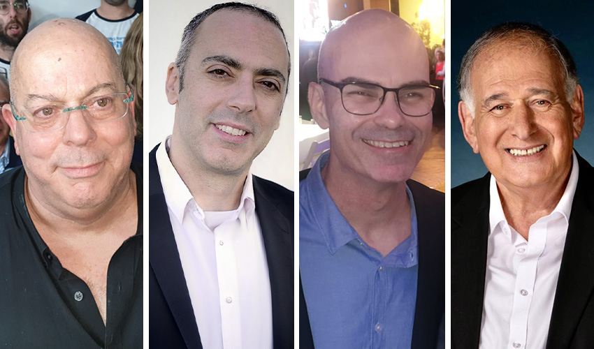 יונה יהב, ליאור רוזנטל, אלירן טל וגדי מרגלית (צילומים: אלעד מלכה, בועז כהן)