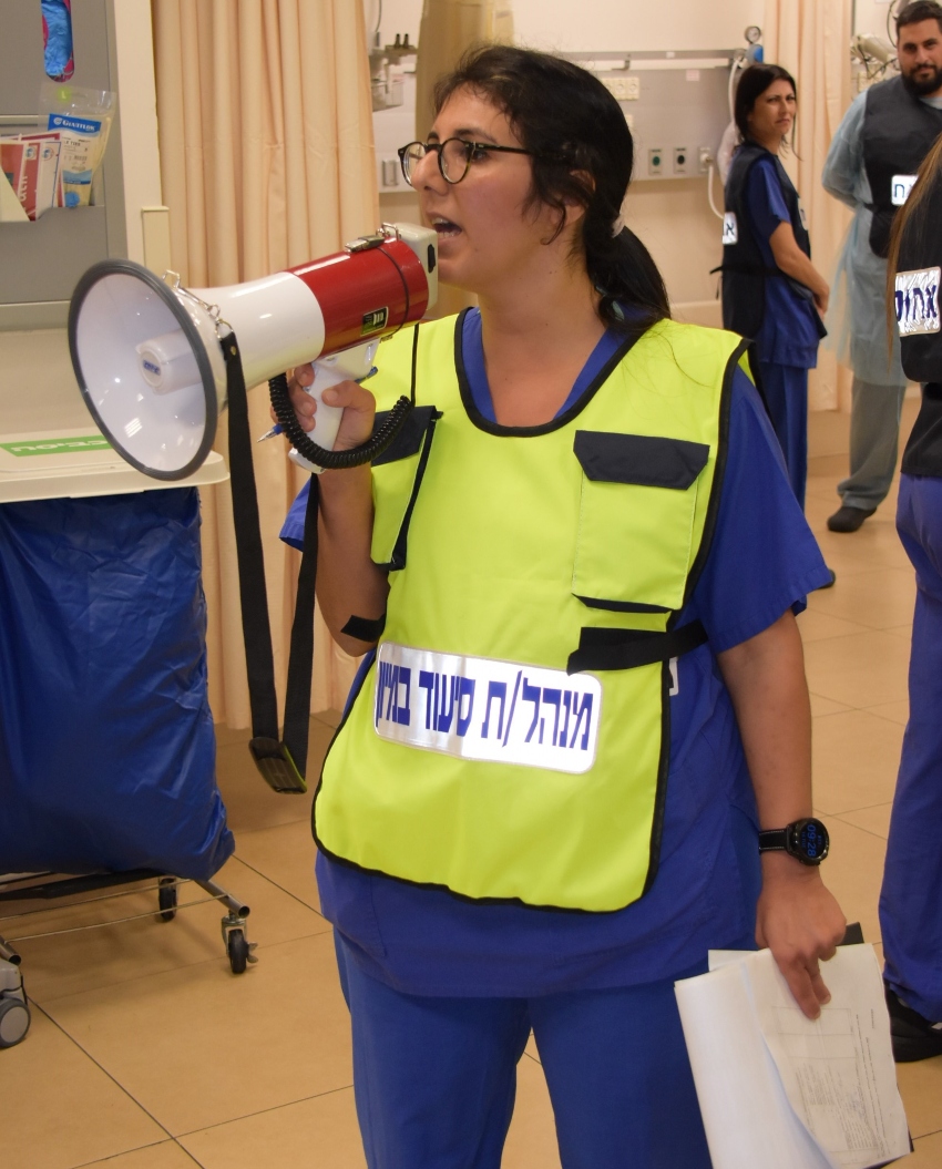 יפעת אלון, מנהלת הסיעוד של חדר המיון (צילום: ירון חזן, דוברות כרמל)