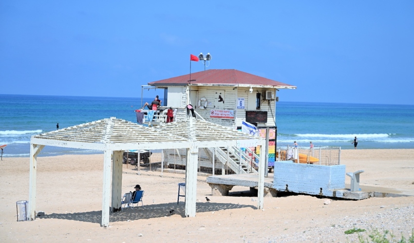 תחנת הצלה (צילום: ראובן כהן, דוברות עיריית חיפה)