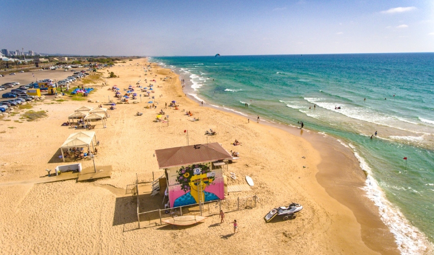 חופי חיפה (צילום: ניר בלזיצקי, דוברות עיריית חיפה)