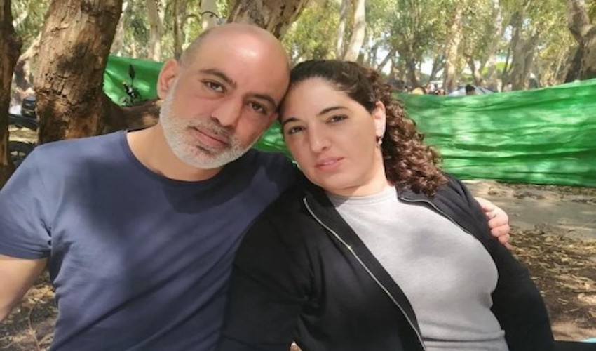 שלומי זיו ואשתו מירן (צילום: אלבום פרטי)