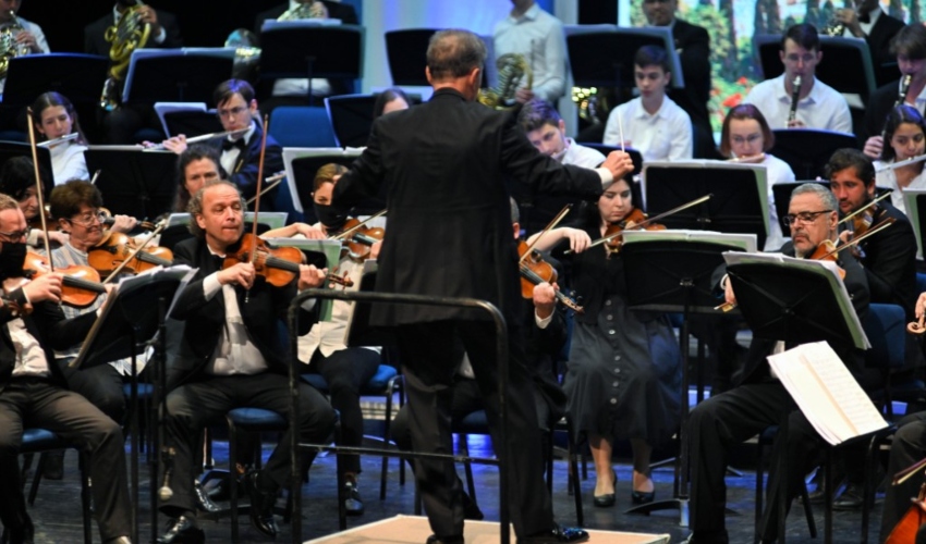 התזמורת הסימפונית חיפה (צילום: ראובן כהן, דוברות עיריית חיפה)