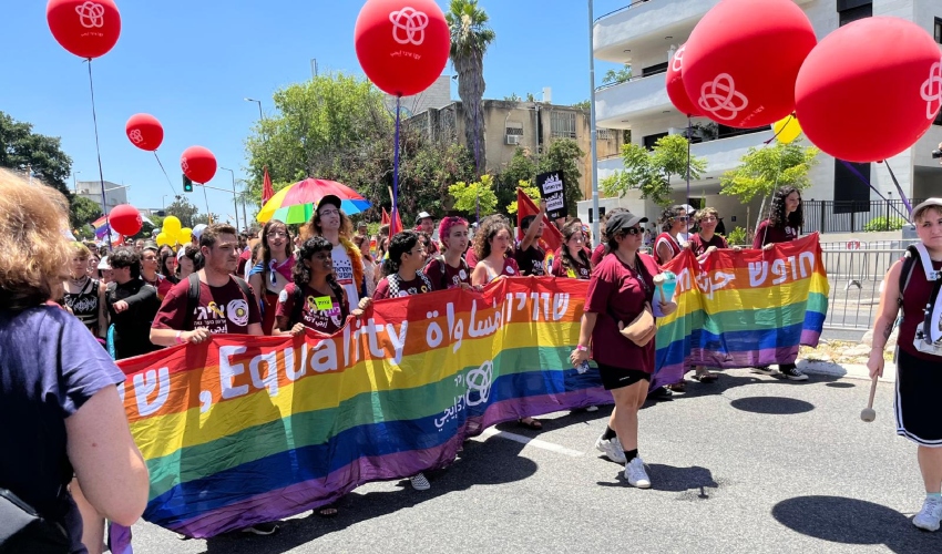 מצעד הגאווה החיפאי (צילום: נמרוד אשכנזי)