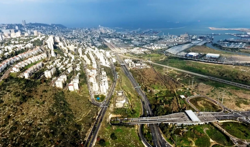 כביש דורי (צילום: ניר בלזיצקי, דוברות עיריית חיפה)