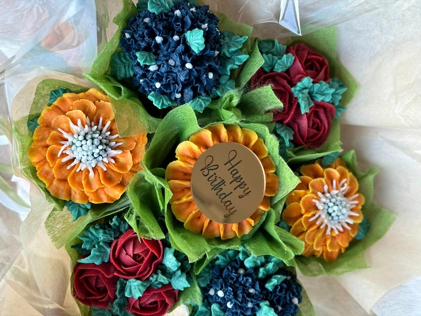 זר קאפקייקס של אוריאן שטיינר (צילום: אוריאן שטיינר)