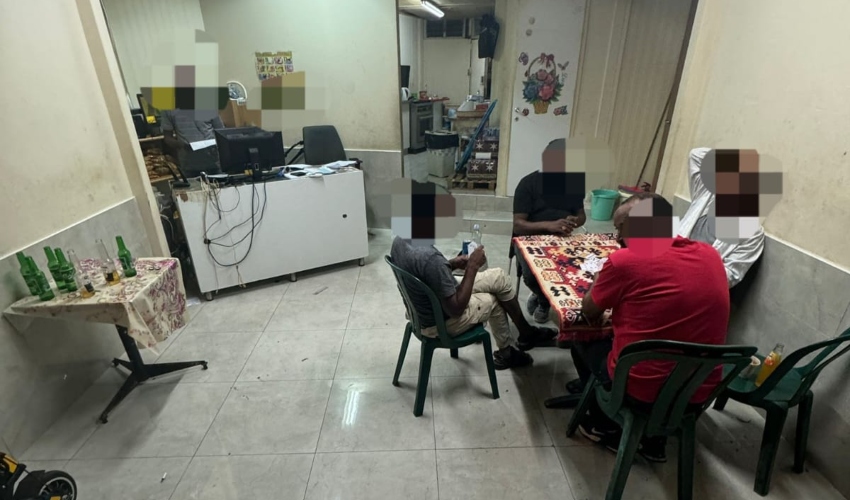 אחת מהחאמרות שנסגרו (צילום: דוברות המשטרה)