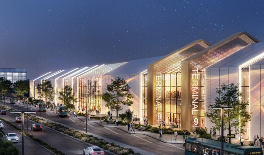 טרמינל הנוסעים המתוכנן בנמל חיפה (הדמיה: מושלי-אדלר אדריכלים)