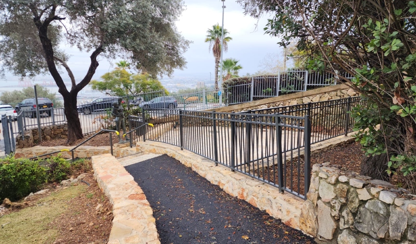 גן הפסלים, לאחר השיפוץ (צילום: בועז כהן)