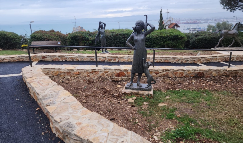 גן הפסלים, לאחר השיפוץ (צילום: בועז כהן)