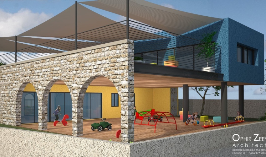 הגנים המתוכננים בוואדי סאליב (הדמיה: אופיר זאבי אדריכלים)