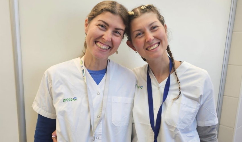 קטיה קגנובה ודריה שיבקו (צילום: דוברות כללית)