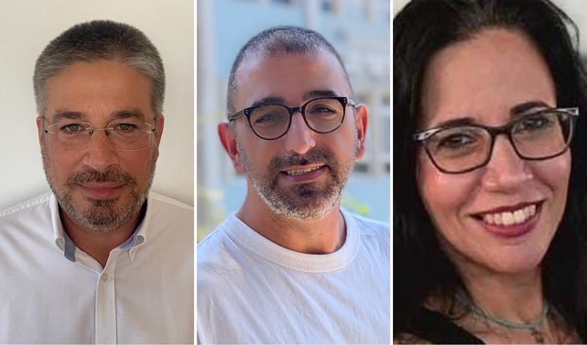 ורד אזערי, איציק שלם קמינסקי ואמיר איזנברג