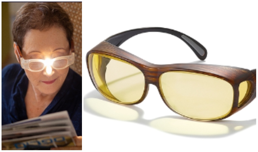 משקפיים ואביזרי עזר לסובלים מראייה ירודה (צילומים: יח"צ, באדיבות נעמי לייזר)