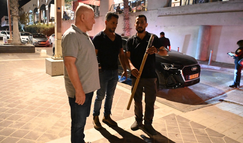 מבצע האכיפה בחופים הדרומיים (צילום: ראובן כהן, דוברות עיריית חיפה)