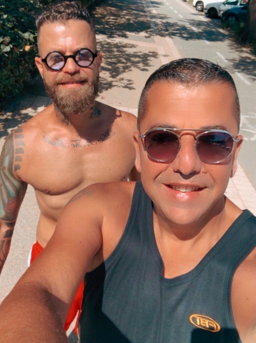 שי בן ציון ז"ל והצלם רפי זוהר (באדיבות רפי זוהר)