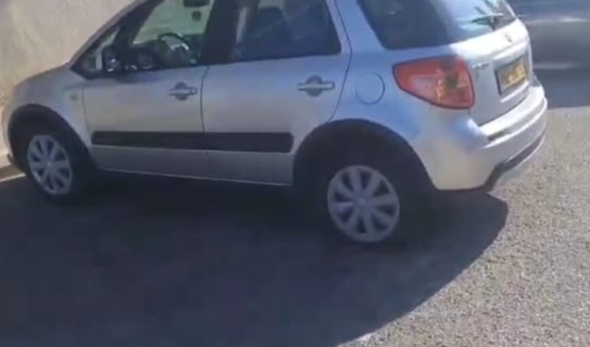 ונדליזם בקרית שמואל (צילום: שימוש לפי סעיף 27א' לחוק זכויות יוצרים)