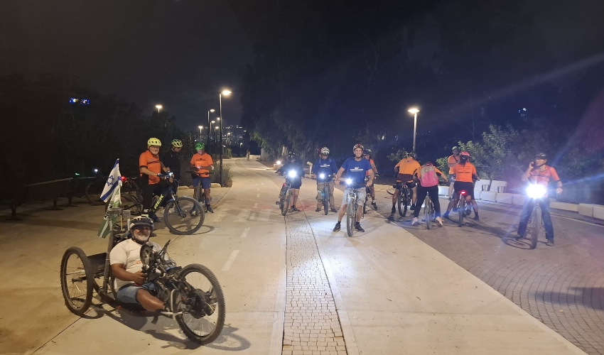 רוכבים לזכרו של עומר מטיס ז"ל (צילום: יח"צ אתגרים)