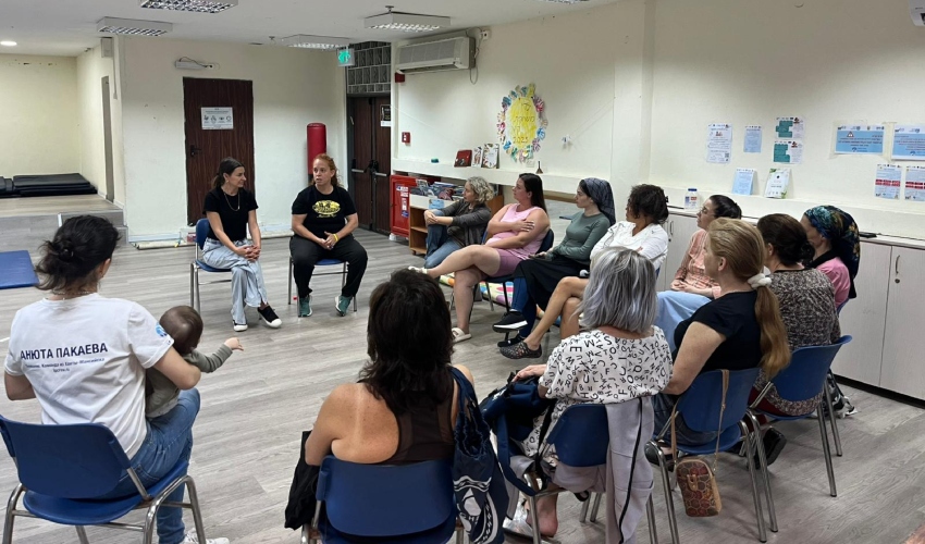 פעילות לציון חודש המאבק באלימות נגד נשים