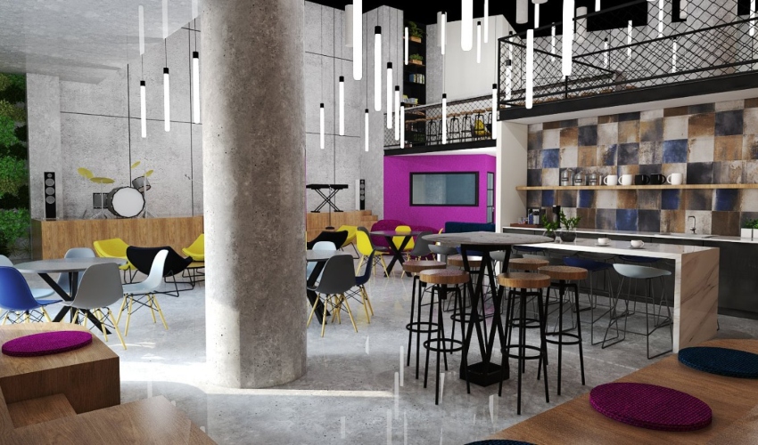 מרכז התרבות לנוער "היציע" (הדמיה: אופיר זאבי אדריכלים)