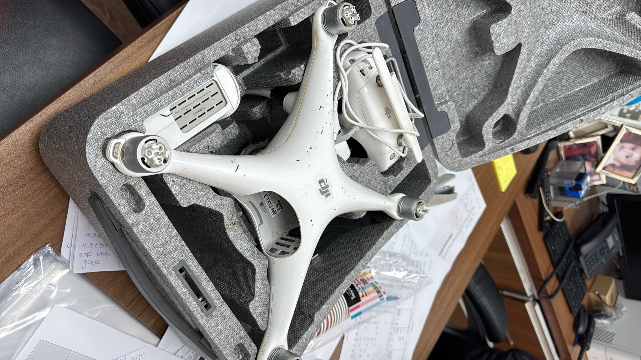 רחפן ששימש לדיג (צילום: דוברות עיריית חיפה)