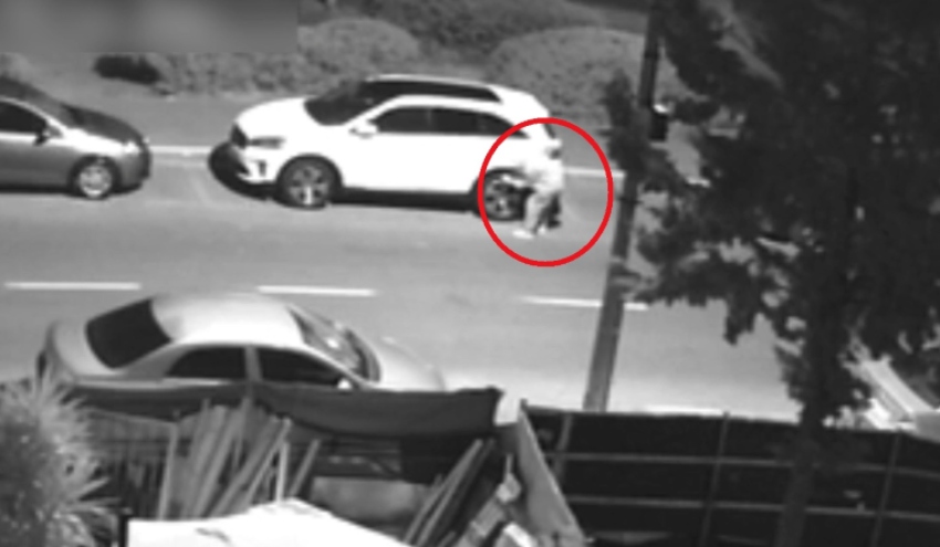 ניקבה עשרות צמיגים של כלי רכב (צילום: דוברות המשטרה)