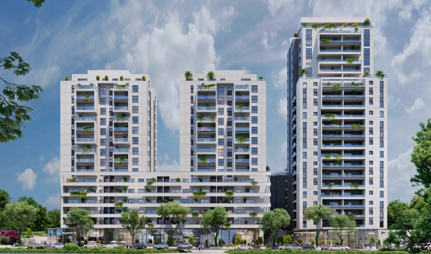 הפרויקט ברחובות חניתה ושאול (הדמיה: קבוצת שובל)