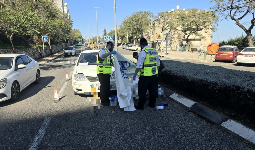 זירת התאונה (צילום: דוברות זק"א מחוז צפון)