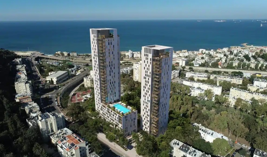 פרויקט ההתחדשות העירונית במתחם 16 בקרית אליעזר (הדמיה: משה צור אדריכלים)