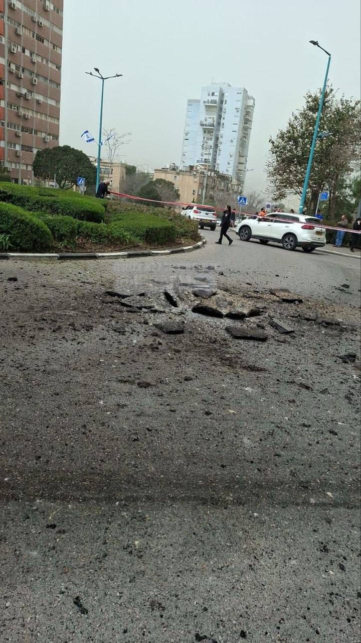 הנפילה ברחוב חניתה בנוה שאנן (צילום: שימוש לפי סעיף 27א' לחוק זכויות יוצרים)