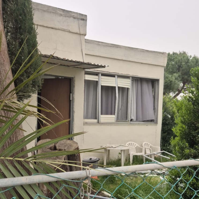 הבית של משפחת אריכא בקרית אתא (צילום: דוברות איחוד הצלה)