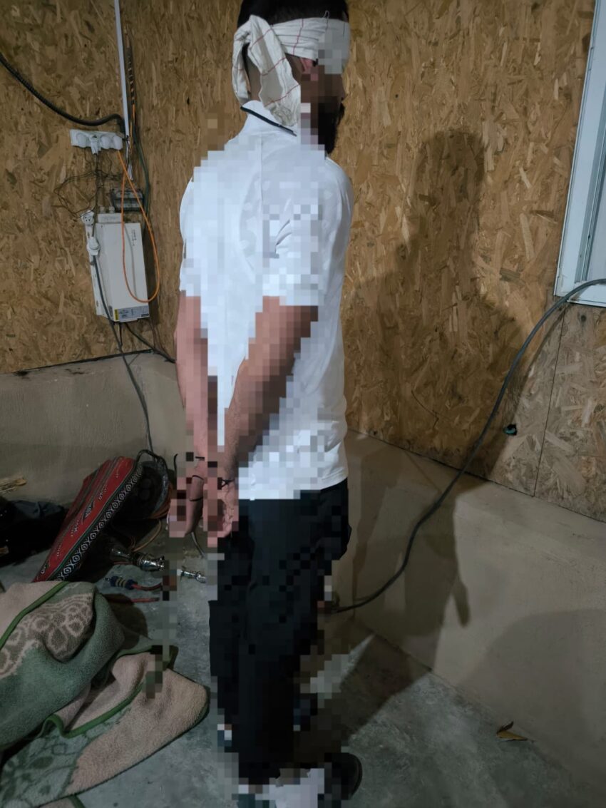 אחד מהחשודים בחטיפה (צילום: דוברות המשטרה)