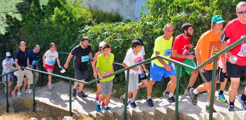 אתגר המדרגות החיפאי (צילום ארכיון: ראובן כהן, דוברות עיריית חיפה)