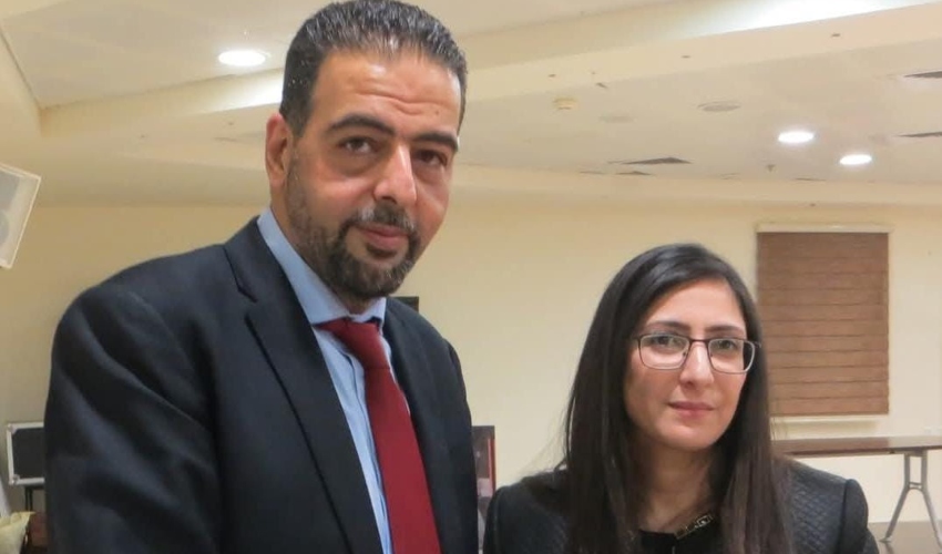 רג'א זעאתרה ועולא עווידה (צילום: מועדון חיפה לתרבות - פואד נקארה)