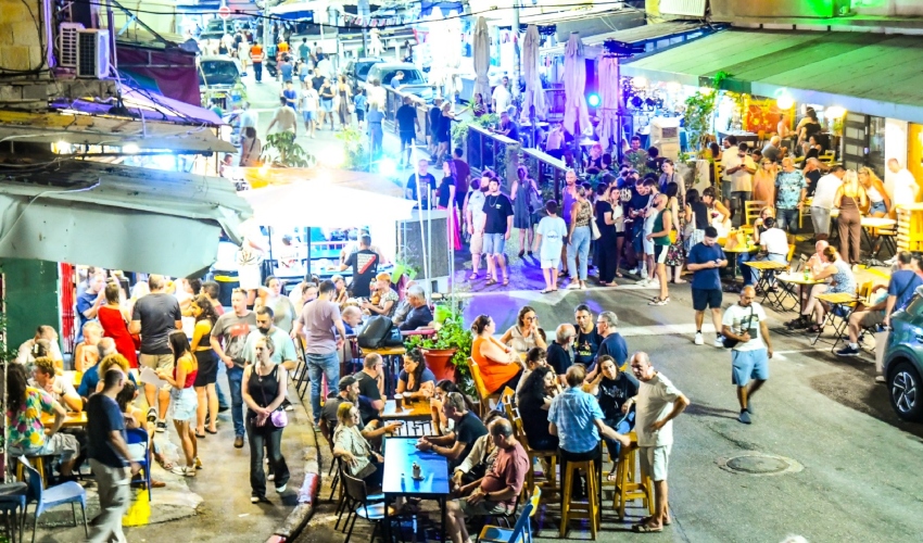 אירועי "קוליארט" בשוק תלפיות (צילום: ניר בלזיצקי, דוברות עיריית חיפה)
