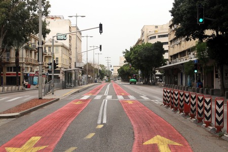 דרך העצמאות במגיפת הקורונה (צילום: הרצי שפירא)