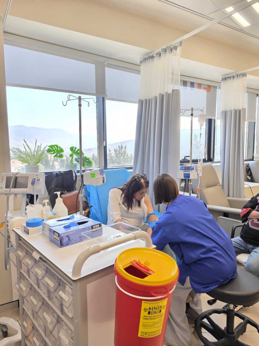 המרפאה האונקולוגית בכרמיאל (צילום: דוברות כללית)